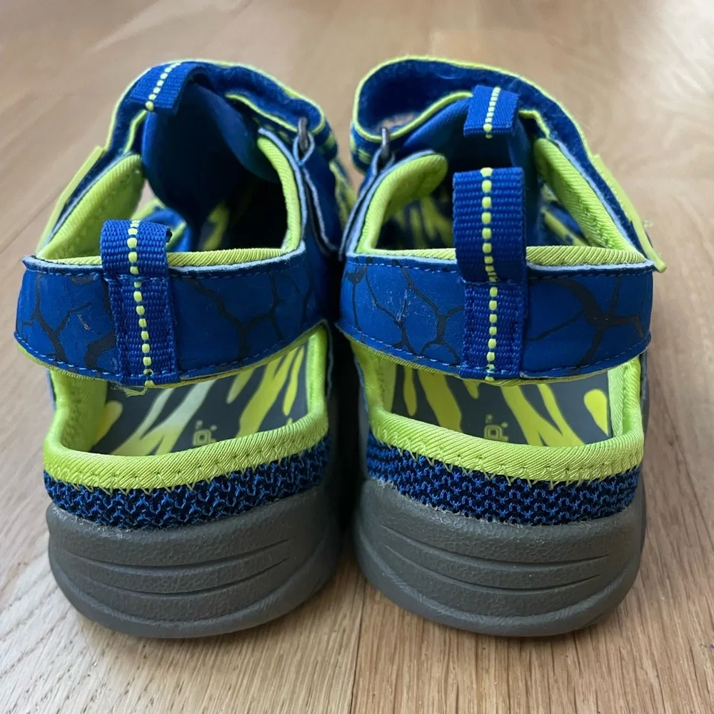 Boys Velcro Sandals size 1 - blue green